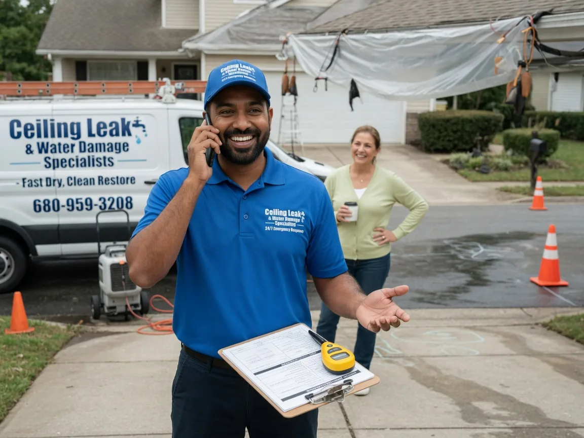 Ceiling Leak Cleanup Hazlet, NJ FAQs